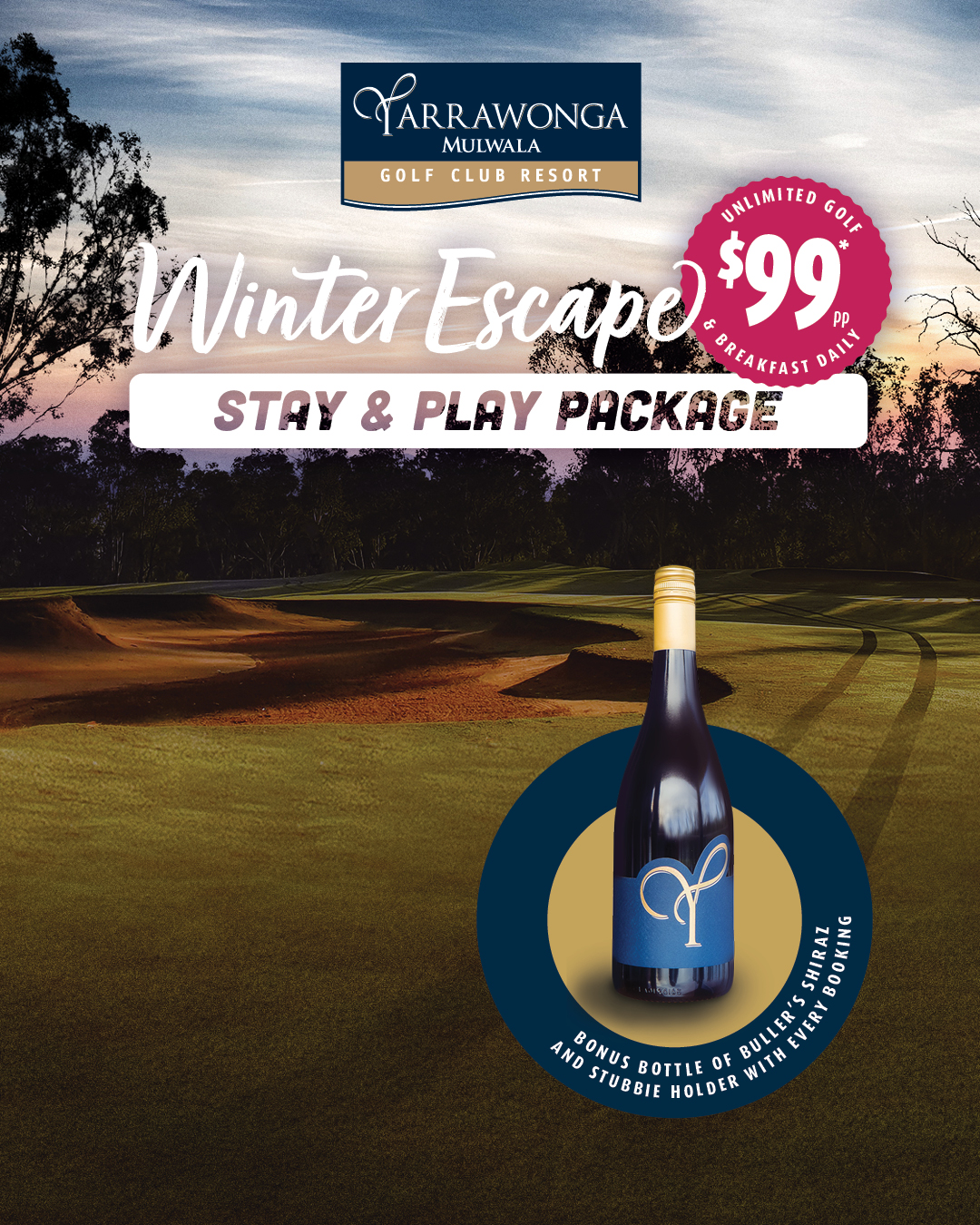 $99 Winter Stay and Play Package