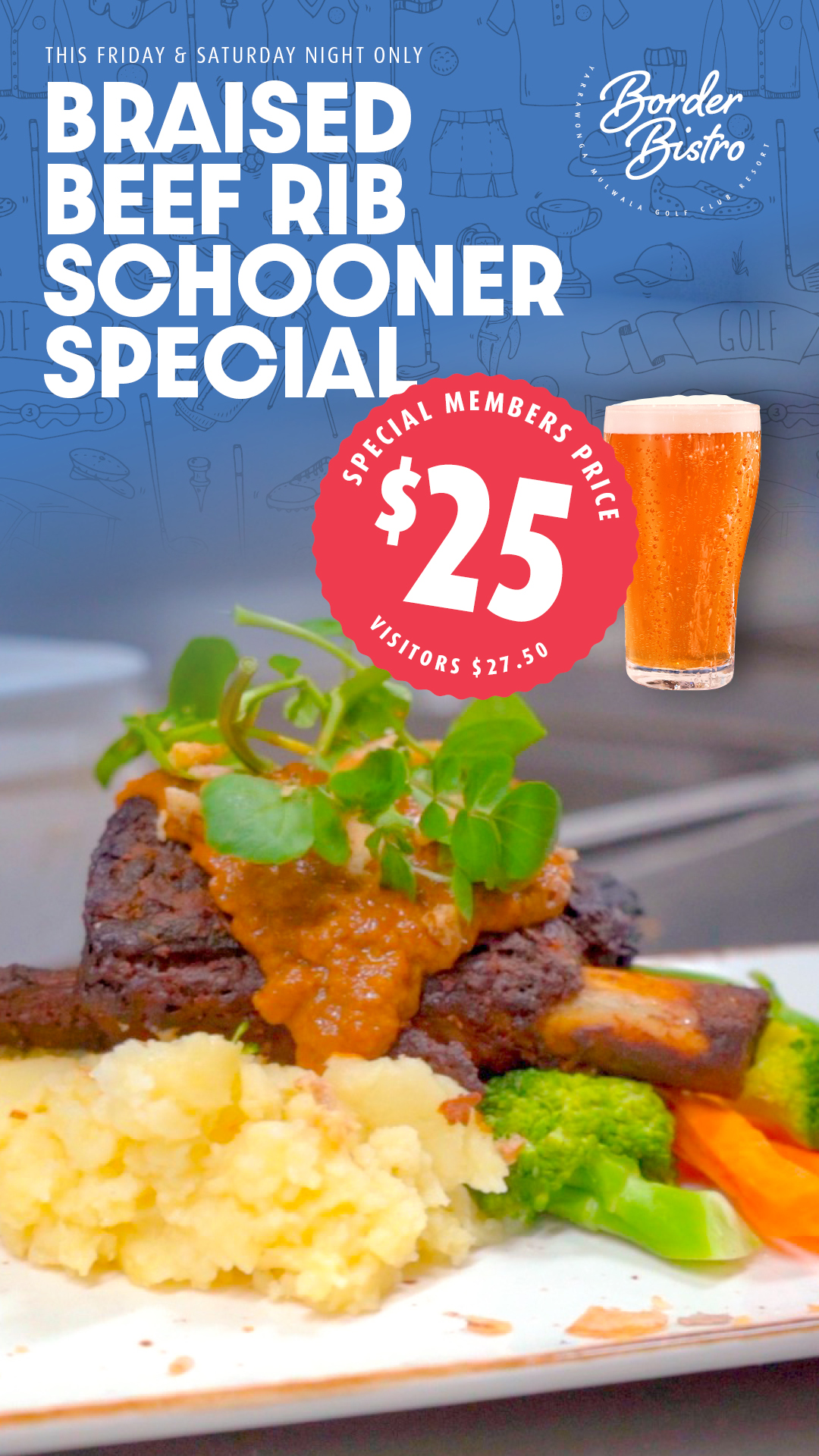 Friday and Saturday Schooner Special!