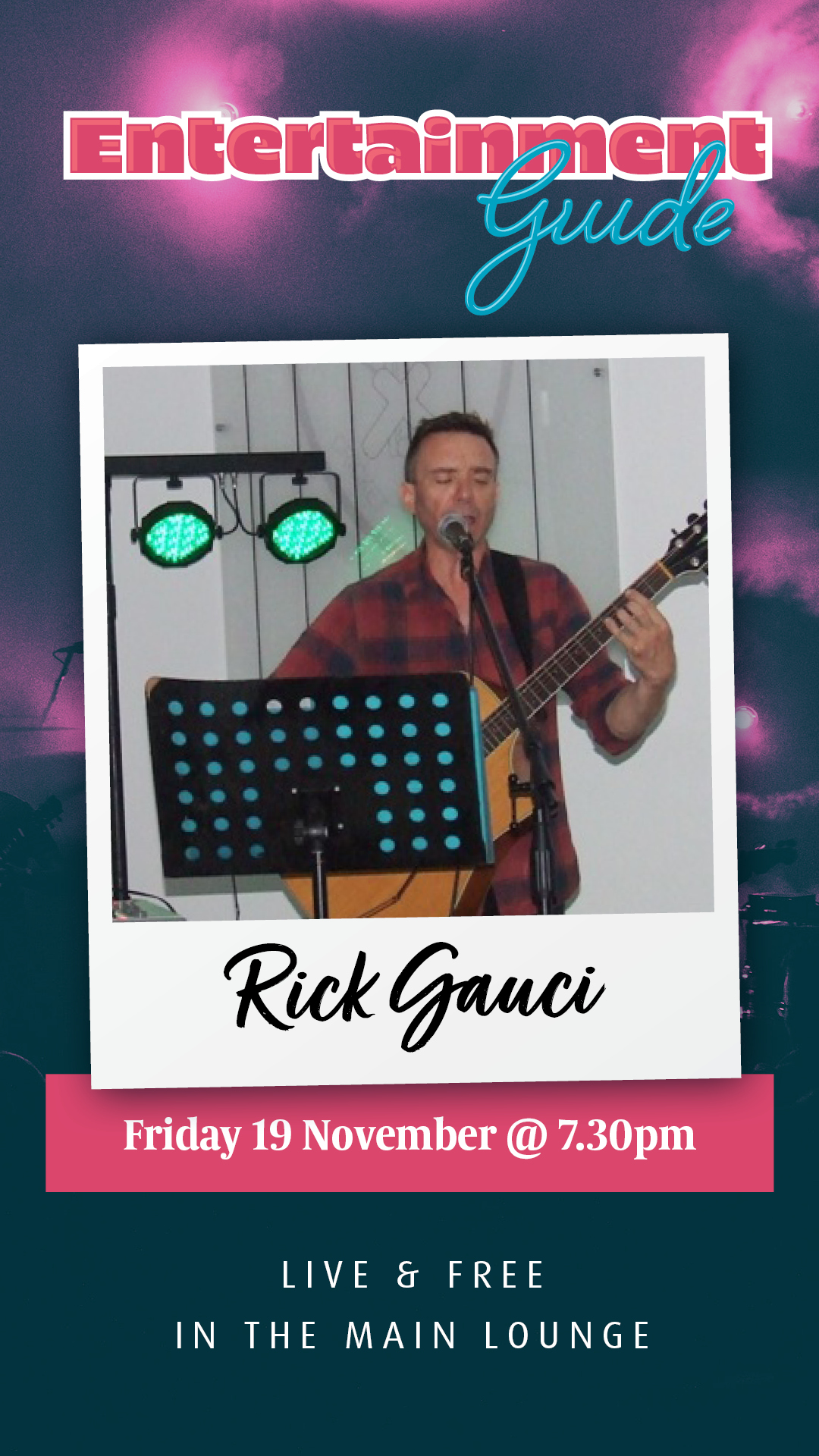 Rick Gauci: LIVE Entertainment