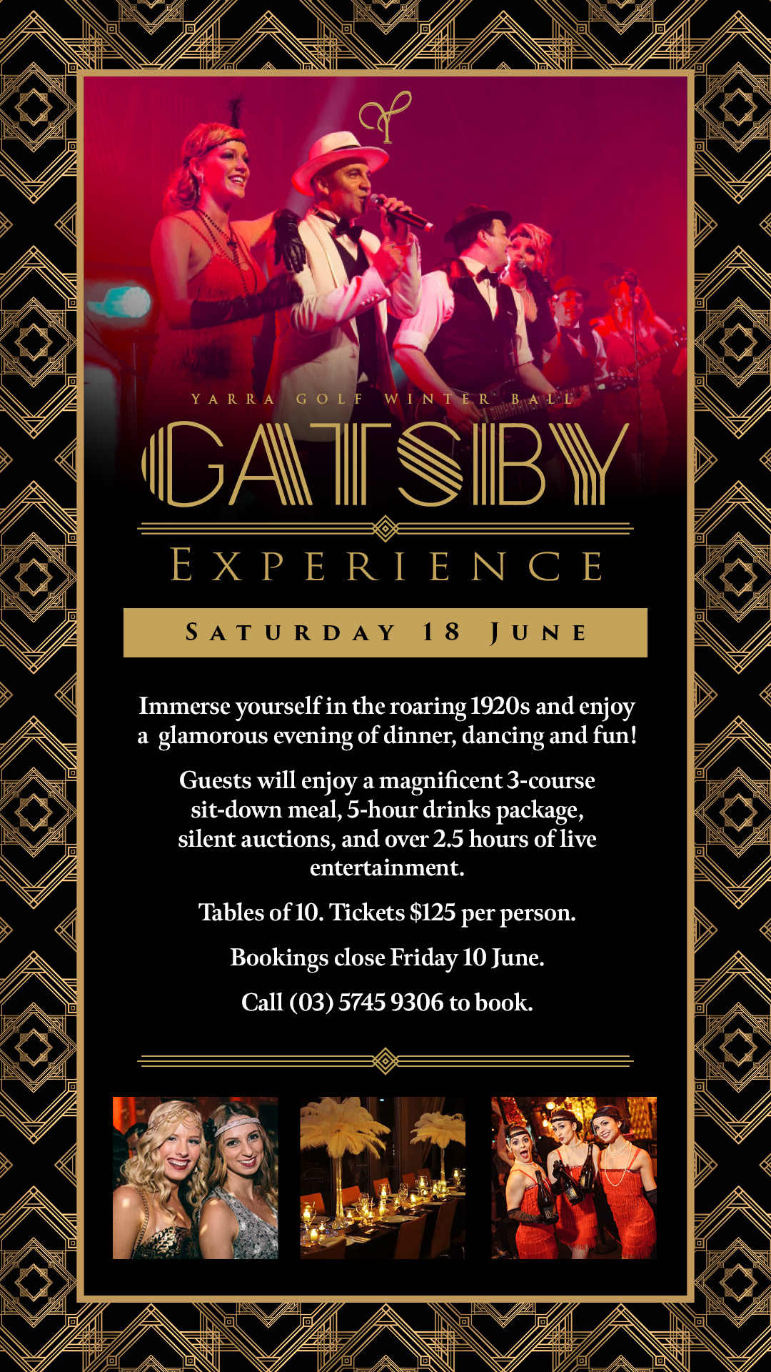 2022 Winter Ball: Gatsby Experience – Enjoy a night of glitz and glamour!