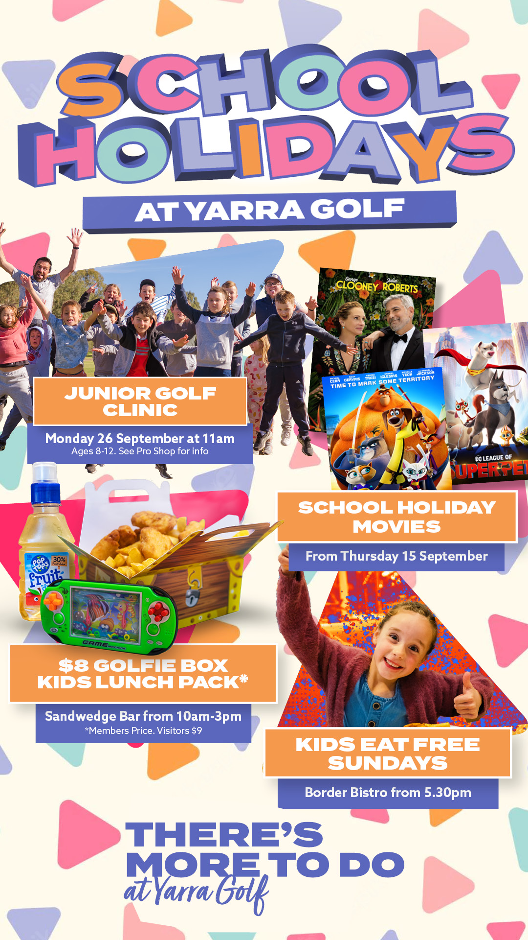 September School Holidays at Yarra Golf