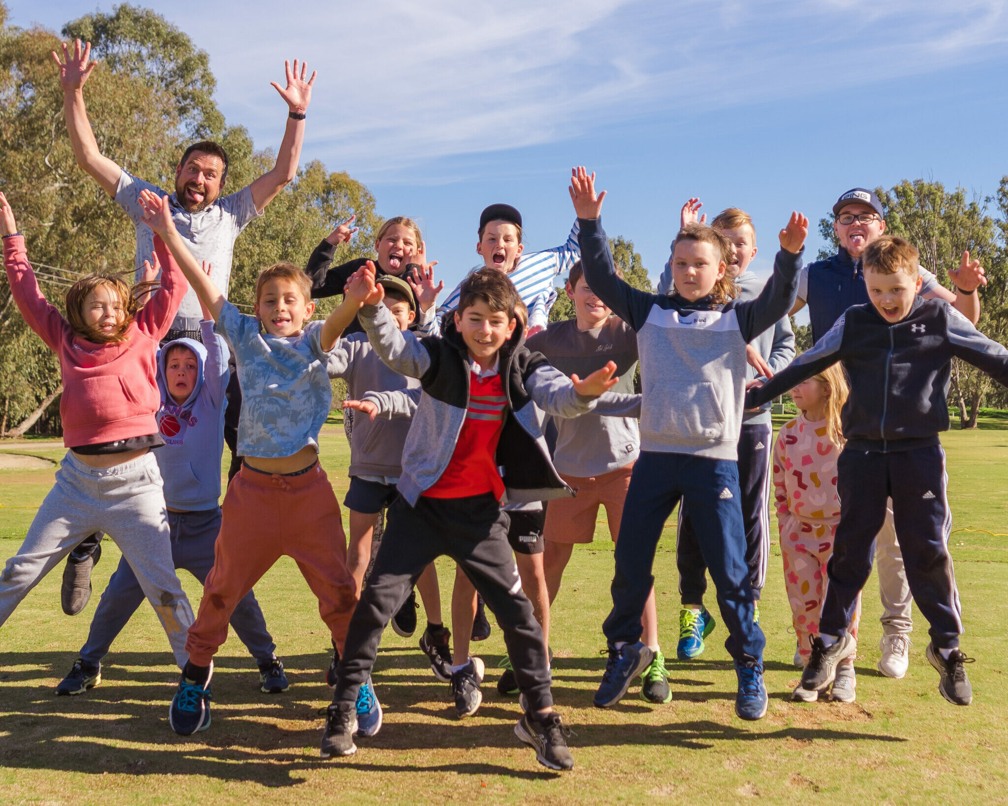 School Holiday golf brings plenty of smiles!