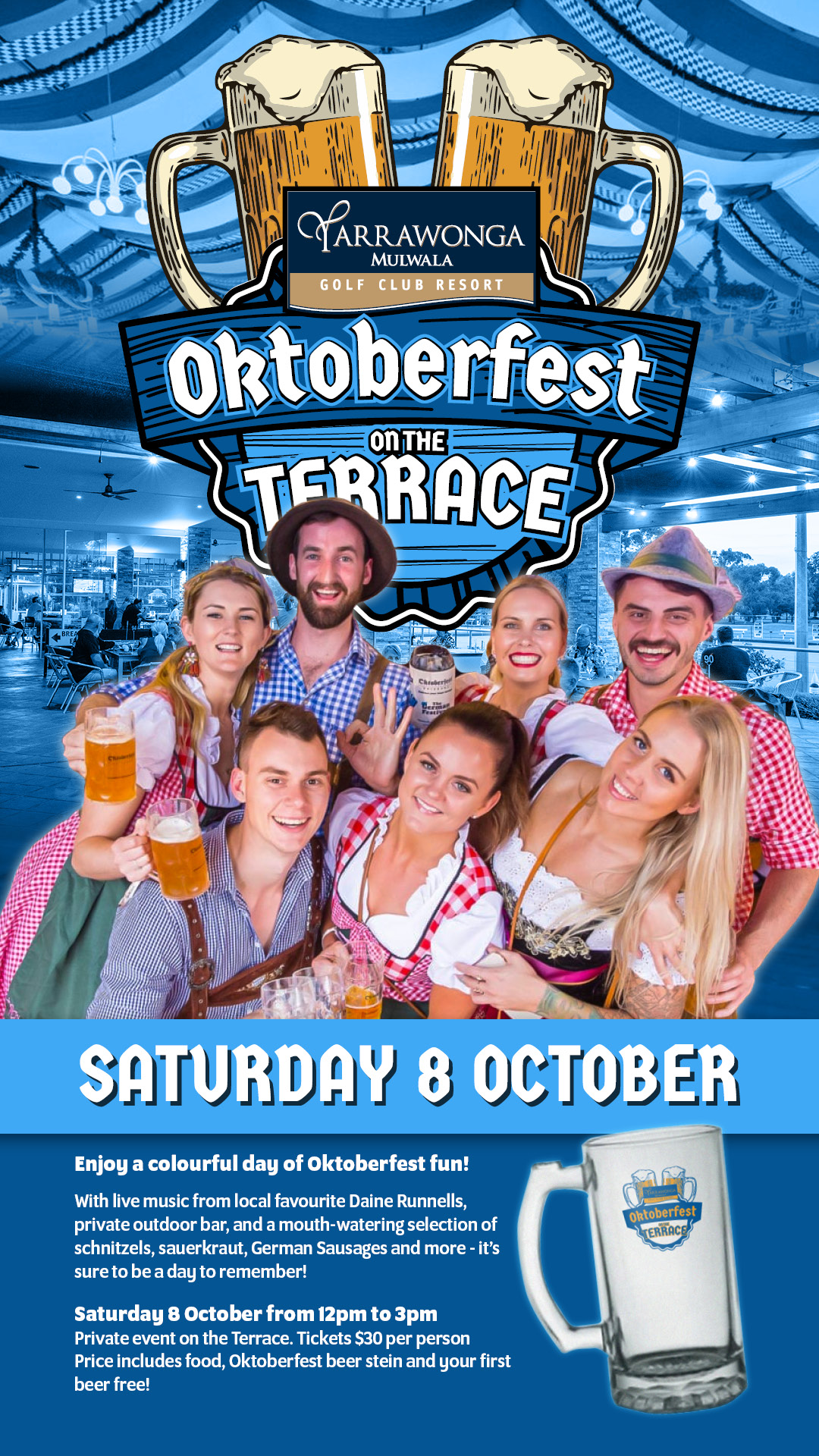 Enjoy a colourful day of Oktoberfest fun! 🍻