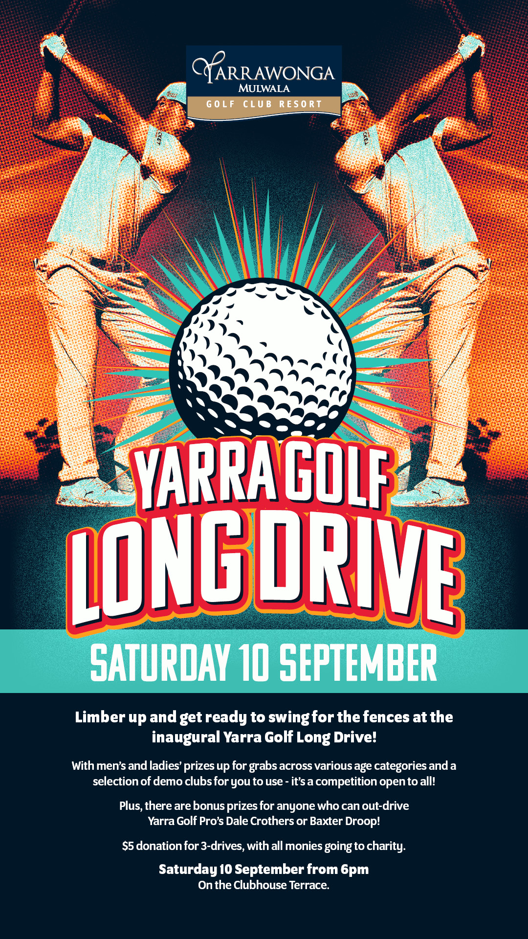 Get ready to swing for the fences at the inaugural Yarra Golf Long Drive!