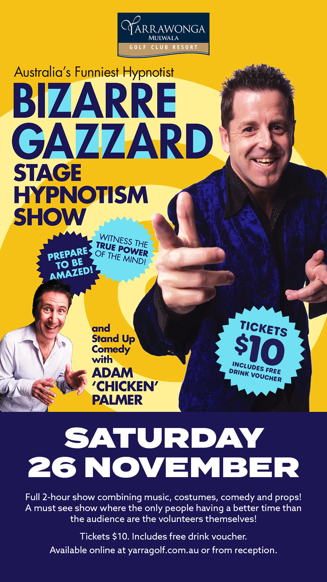 Bizarre Gazzard Hypnotism Show