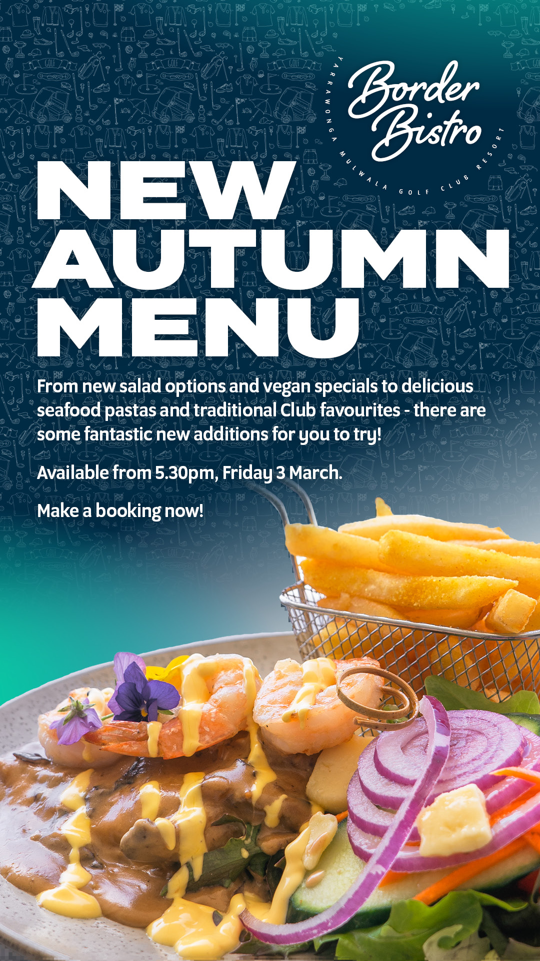 New Border Bistro Autumn Menu 