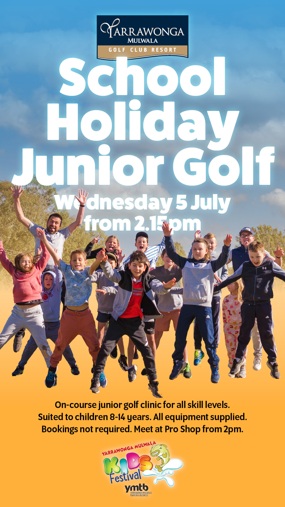School Holiday Junior Golf Clinic