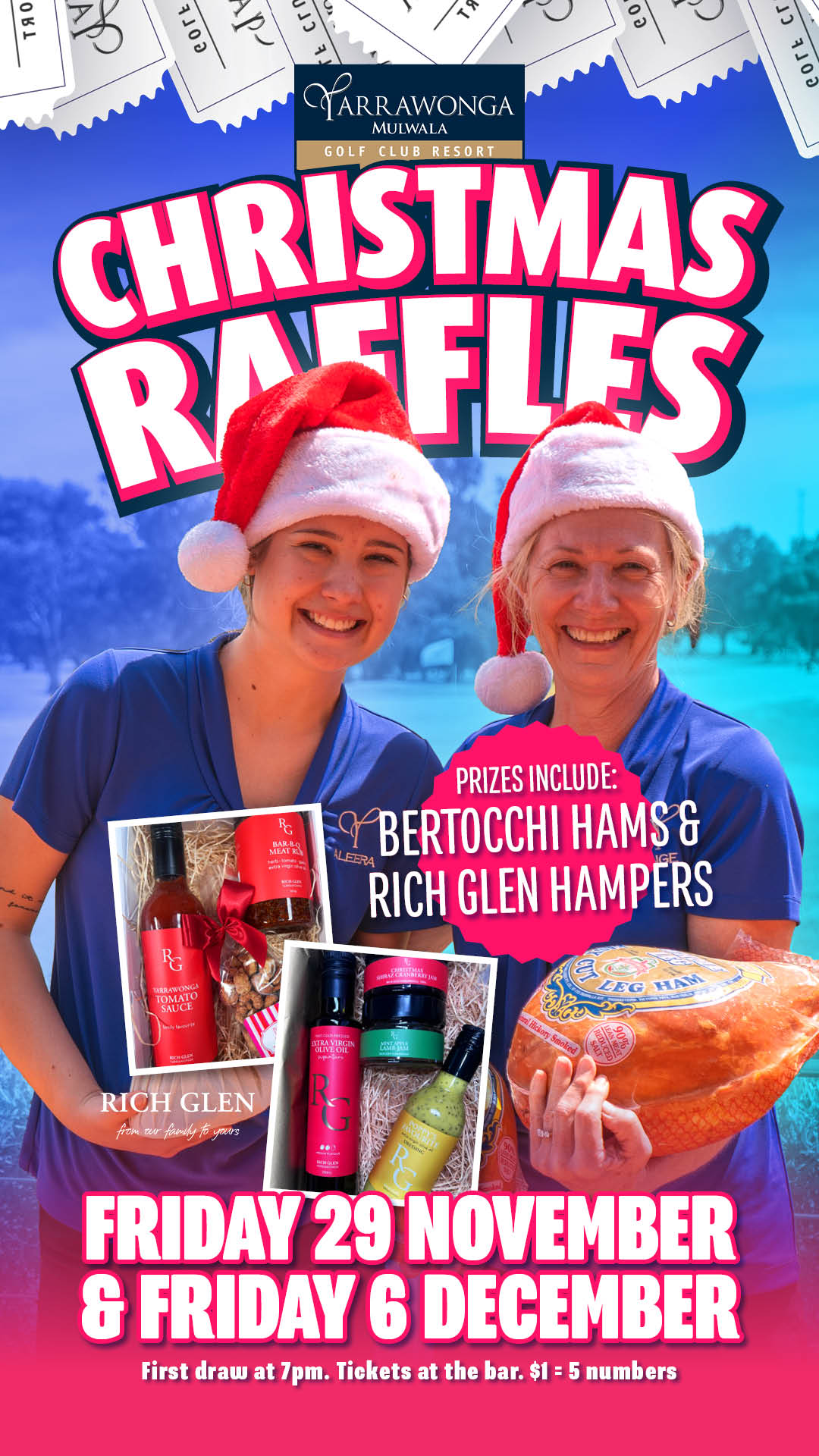 Christmas Hams and Hampers up for grabs!
