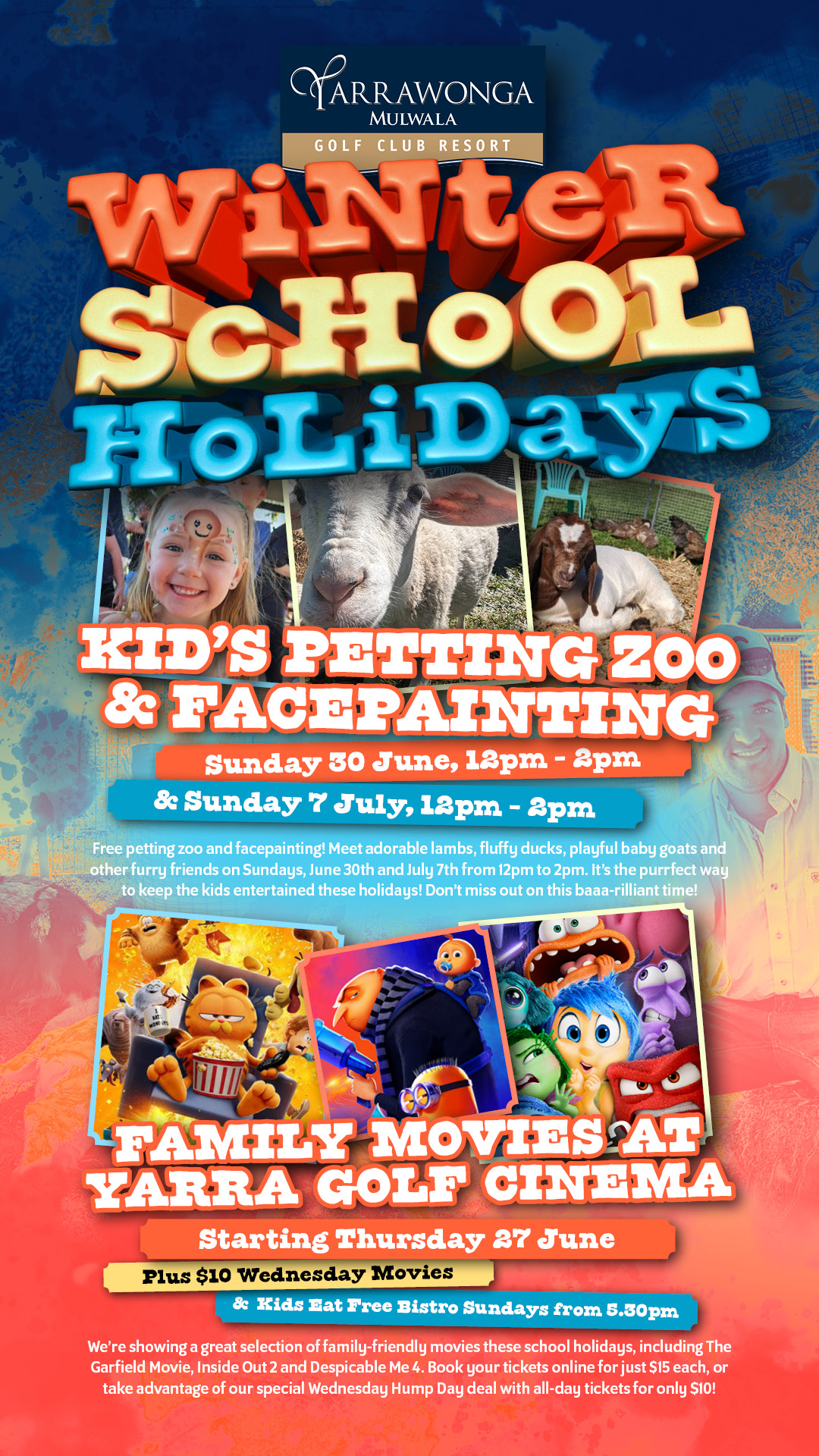 Winter School Holiday Family Activities