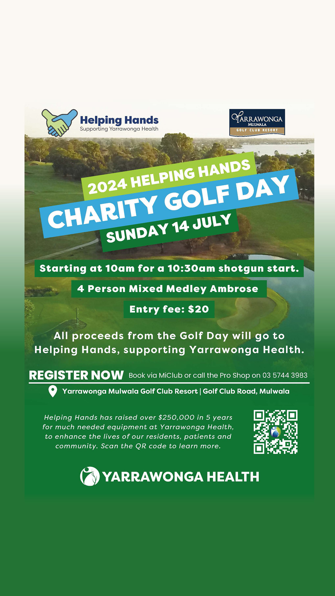 2024 Helping Hands Charity Golf Day