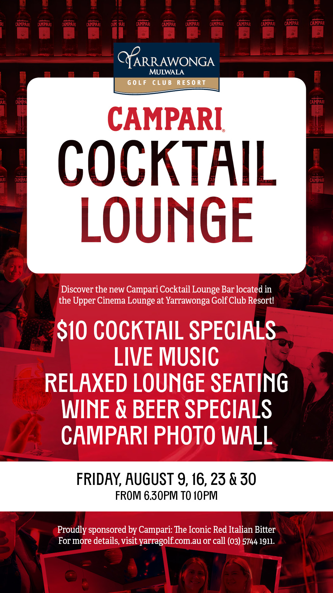 Discover the new Campari Cocktail Lounge