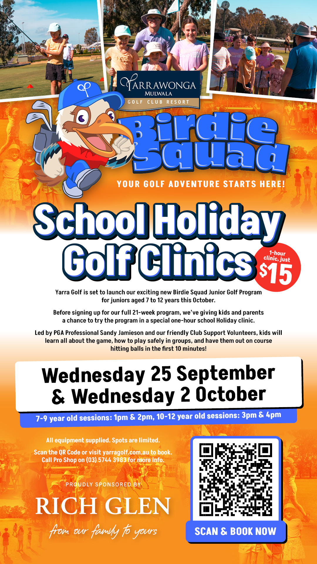 Birdie Squad: School Holiday Golf Clinics