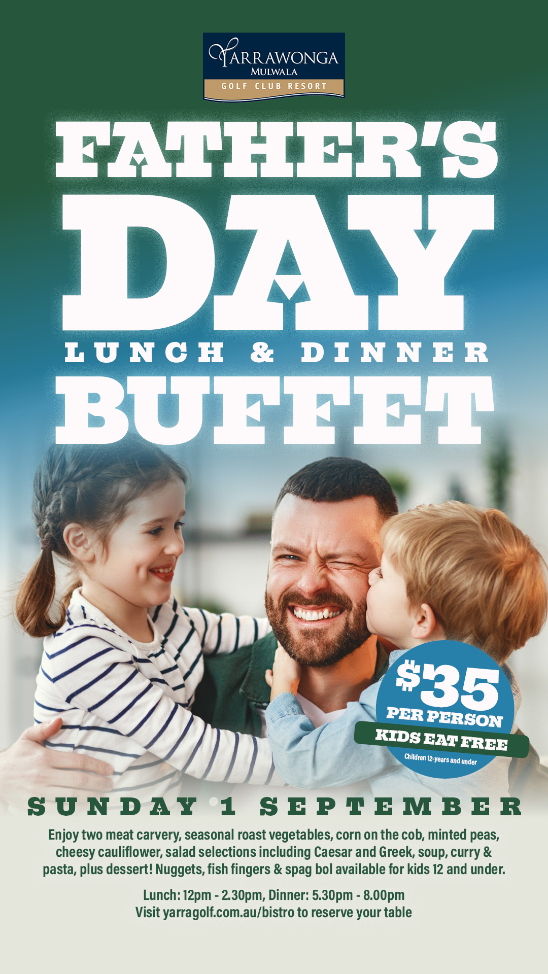 Celebrate Father’s Day at Yarra Golf!