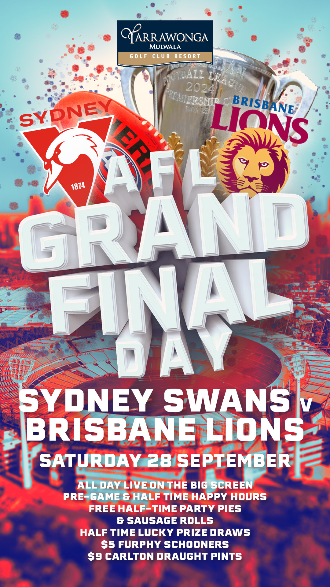 AFL Grand Final at Yarra Golf