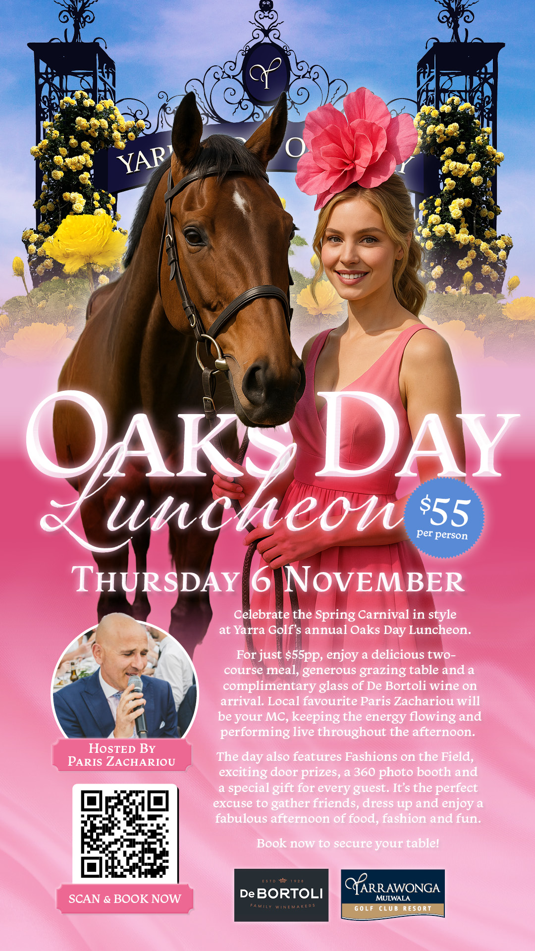 Oaks Day Luncheon – Celebrate the Spring Carnival in style!