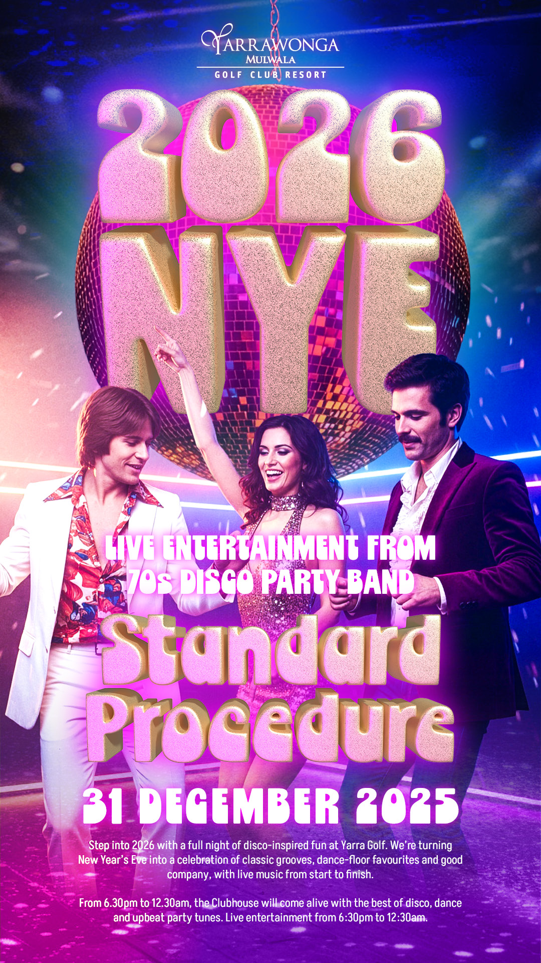 New Year’s Eve Disco Party