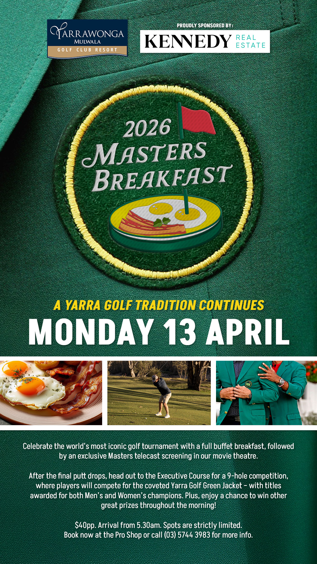 Yarra Golf Masters Breakfast