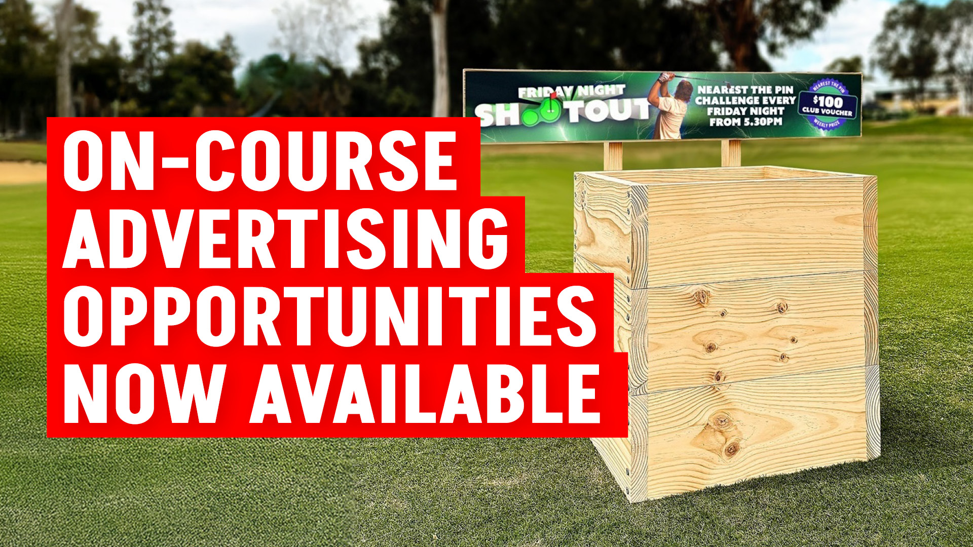 New On-Course Advertising Opportunities at Yarra Golf!