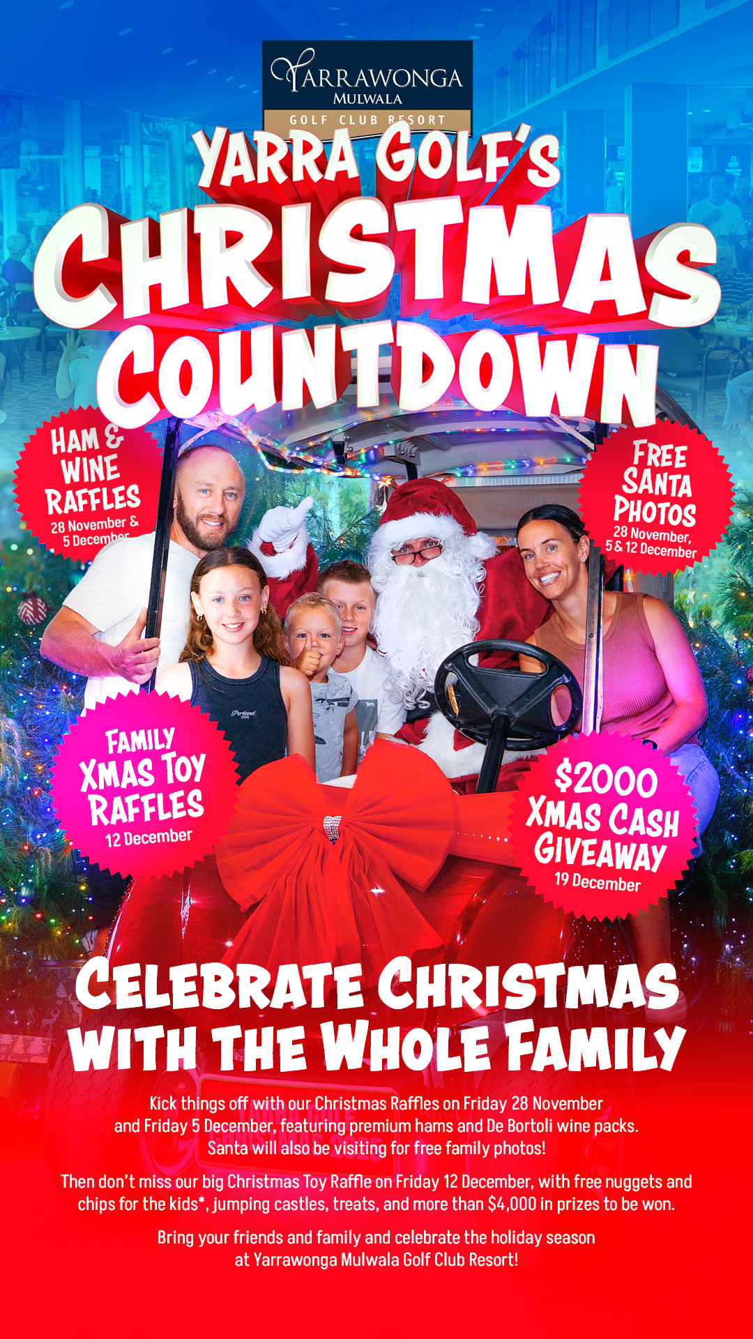 Celebrate Christmas 2025 at Yarra Golf