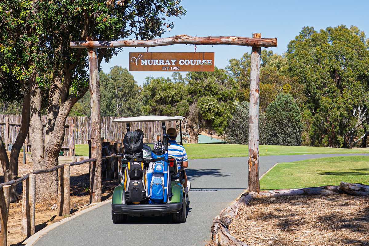 The new Murray Course entrance