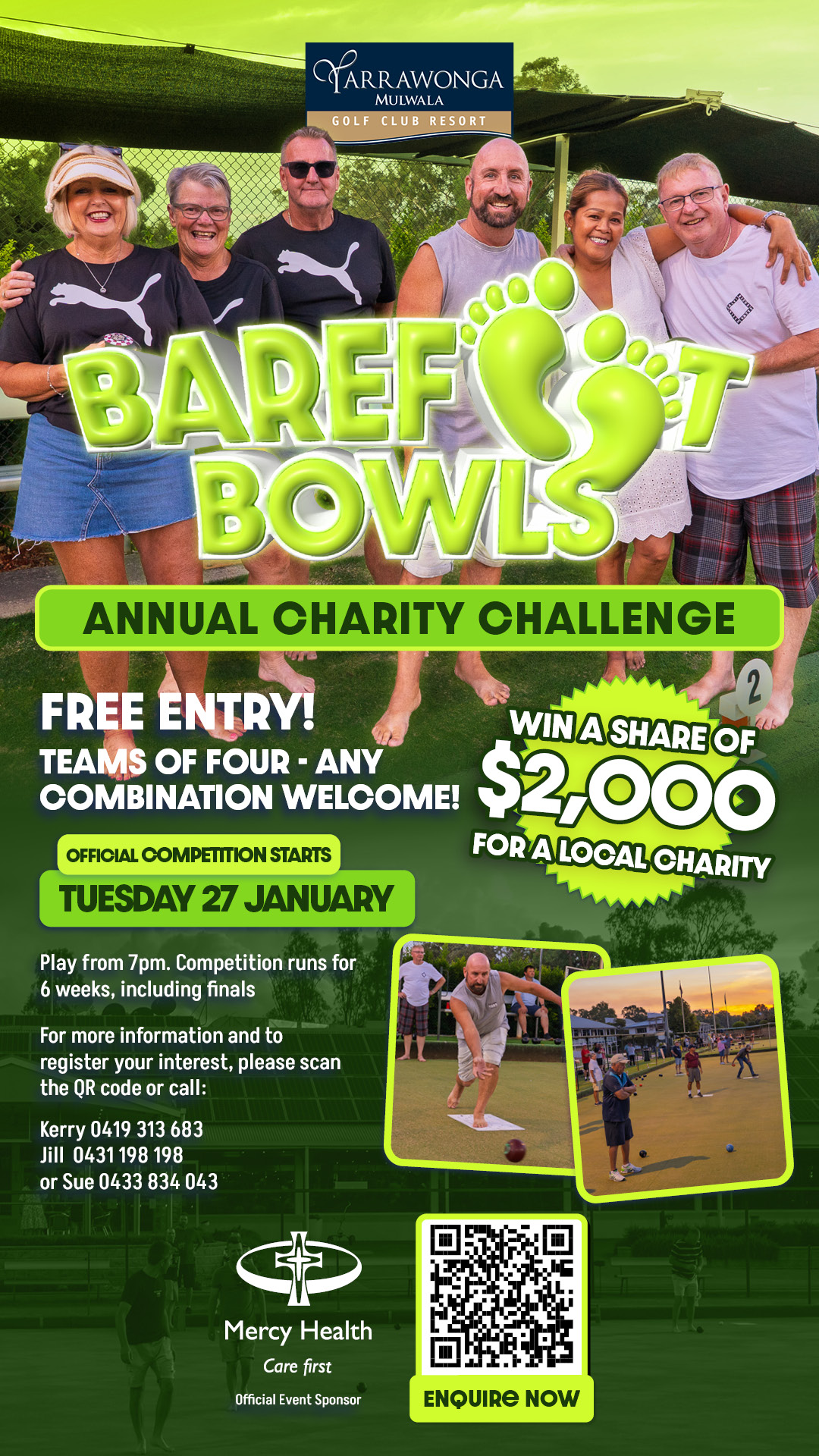 Barefoot Bowls Annual Charity Challenge