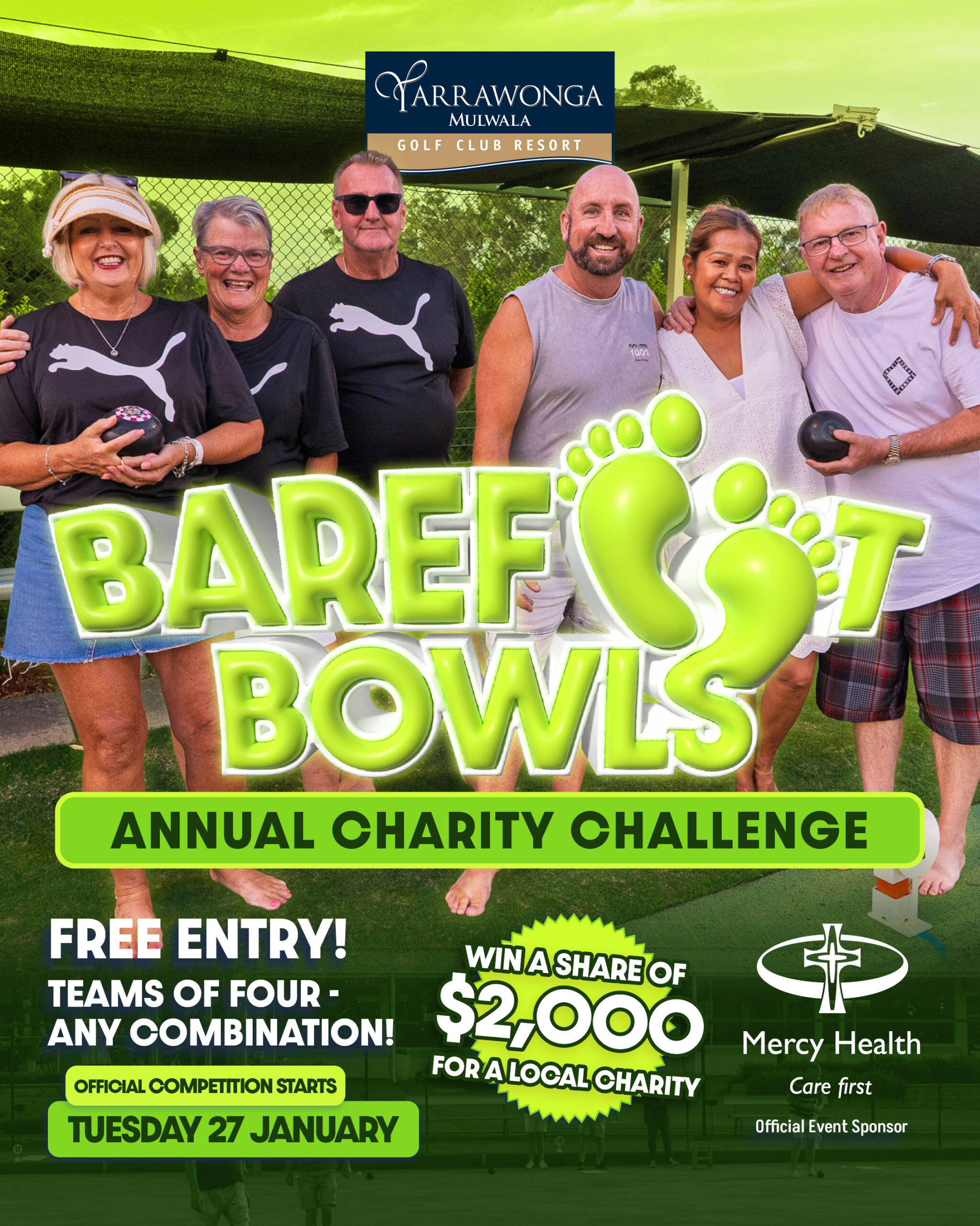 Barefoot Bowls Annual Charity Challenge