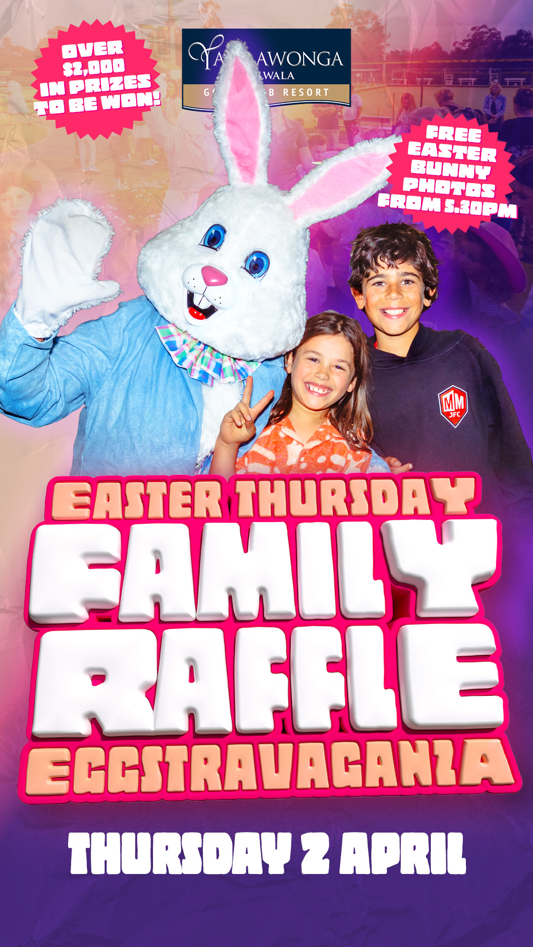 Yarra Golf’s Easter Thursday Family Raffle Eggstravaganza