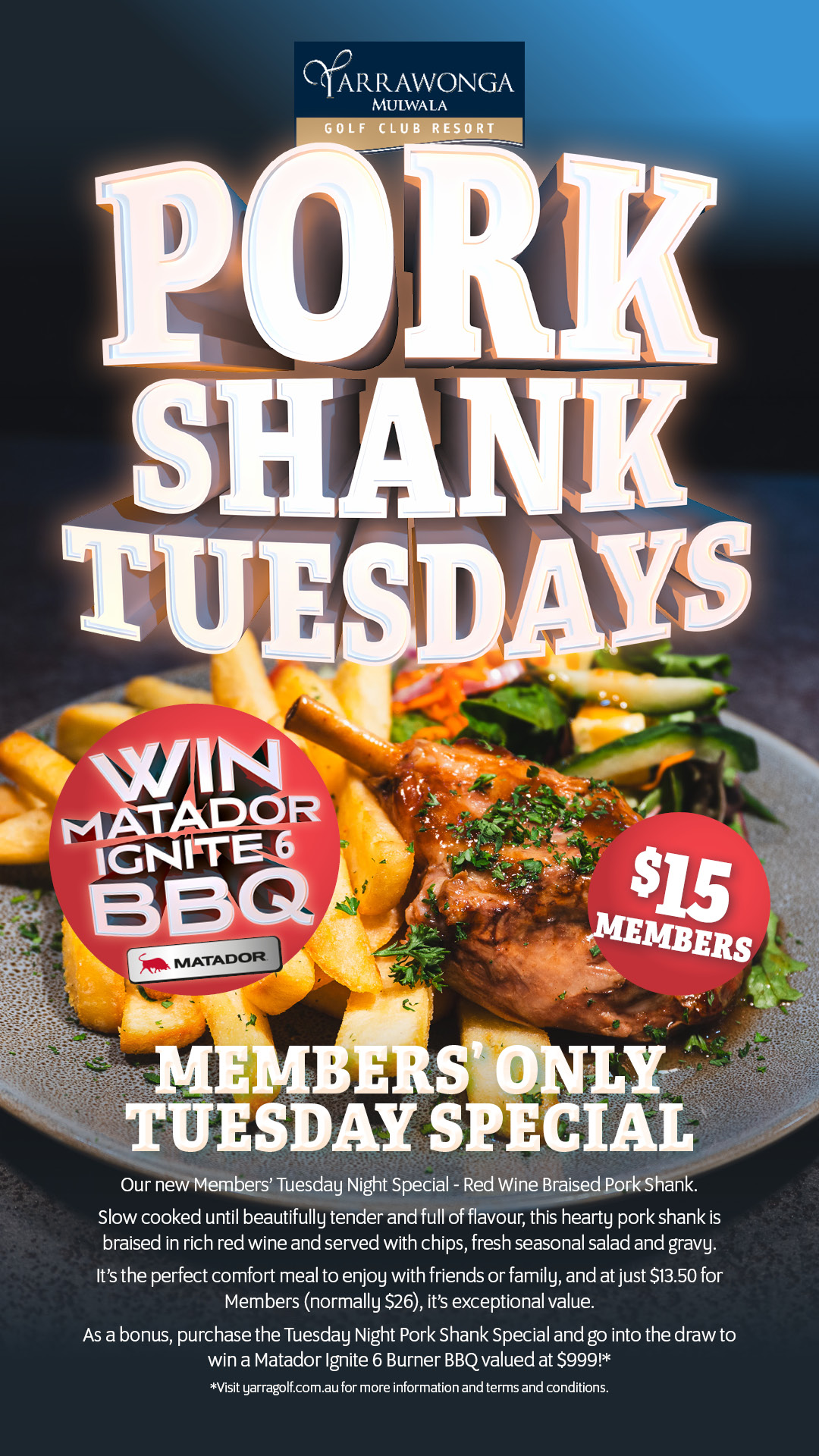 $15 Pork Shank Tuesdays