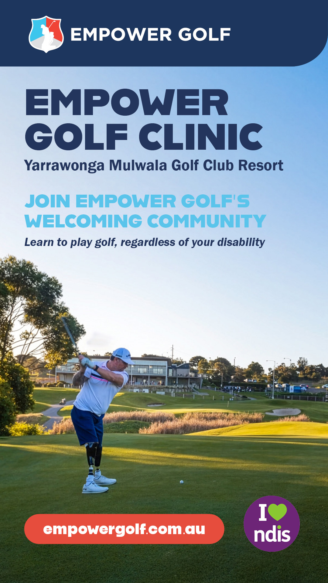Empower Golf Clinics at Yarra Golf