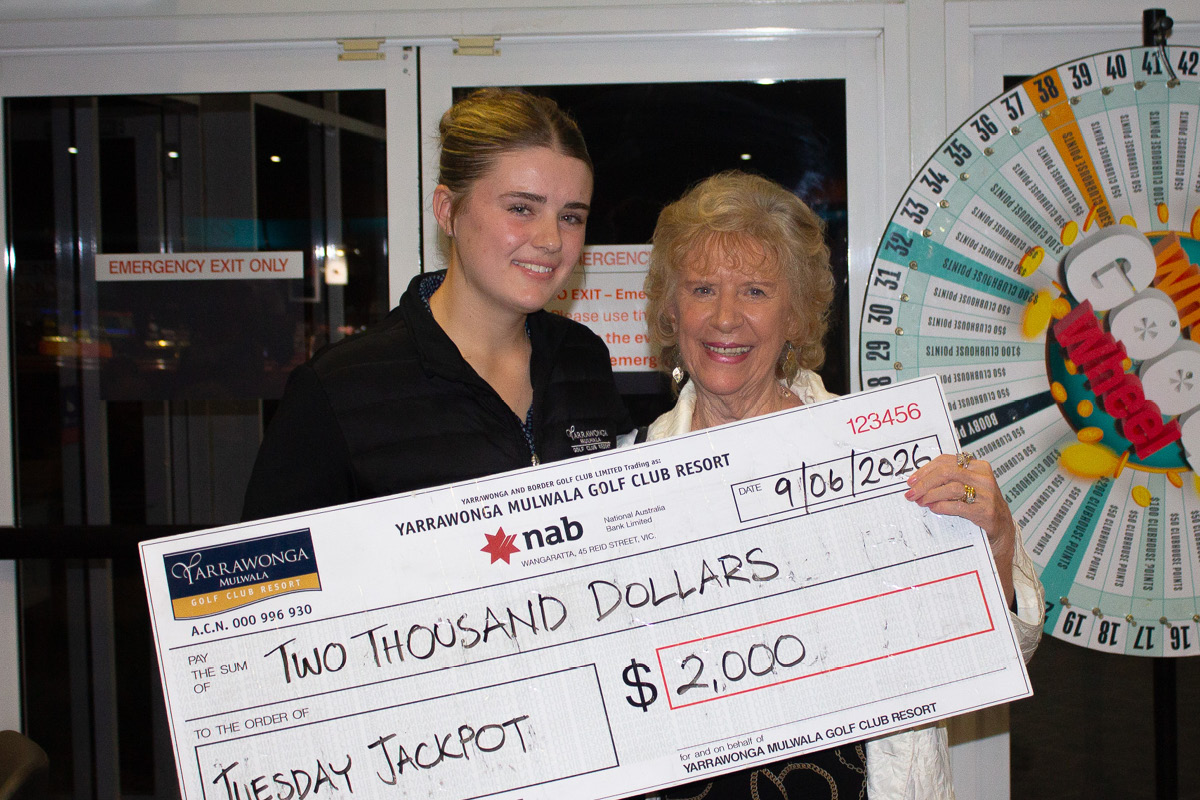 Must win $2,000 Members Jackpot winner