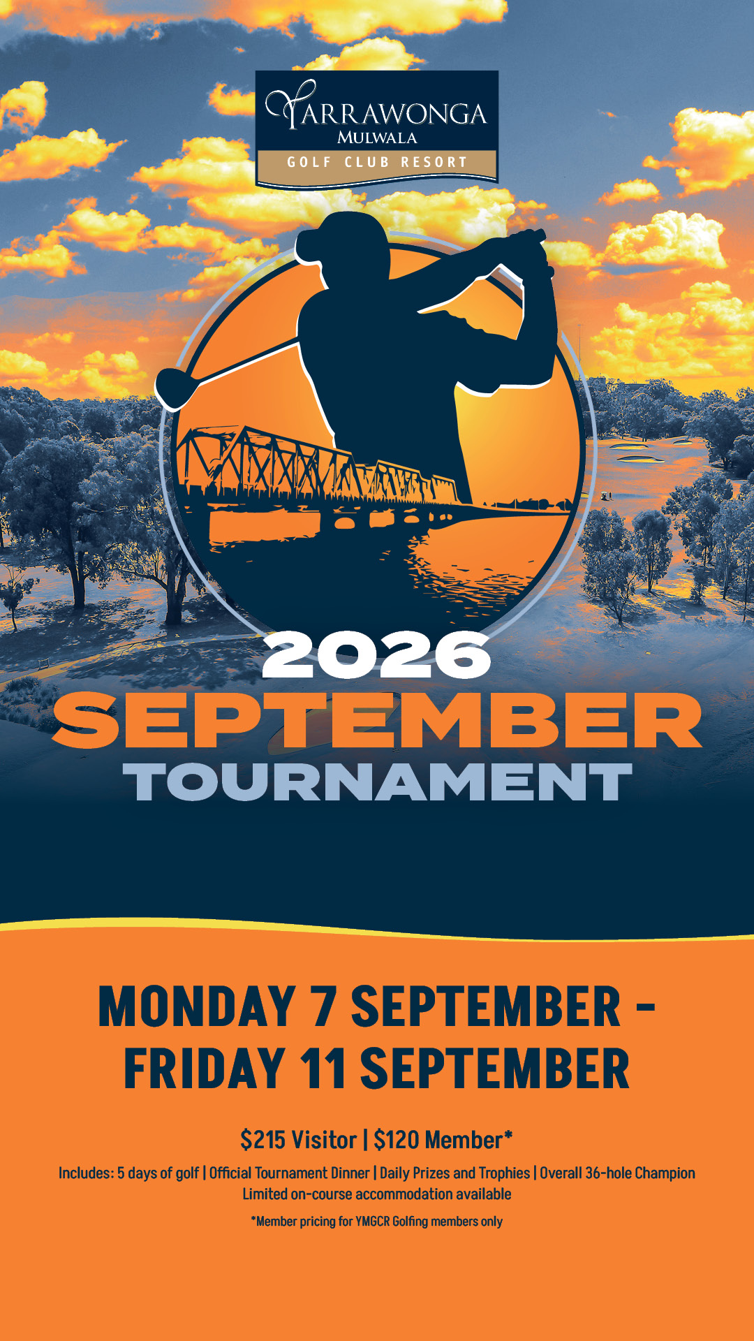 Entries Now Open for the 2026 September Tournament