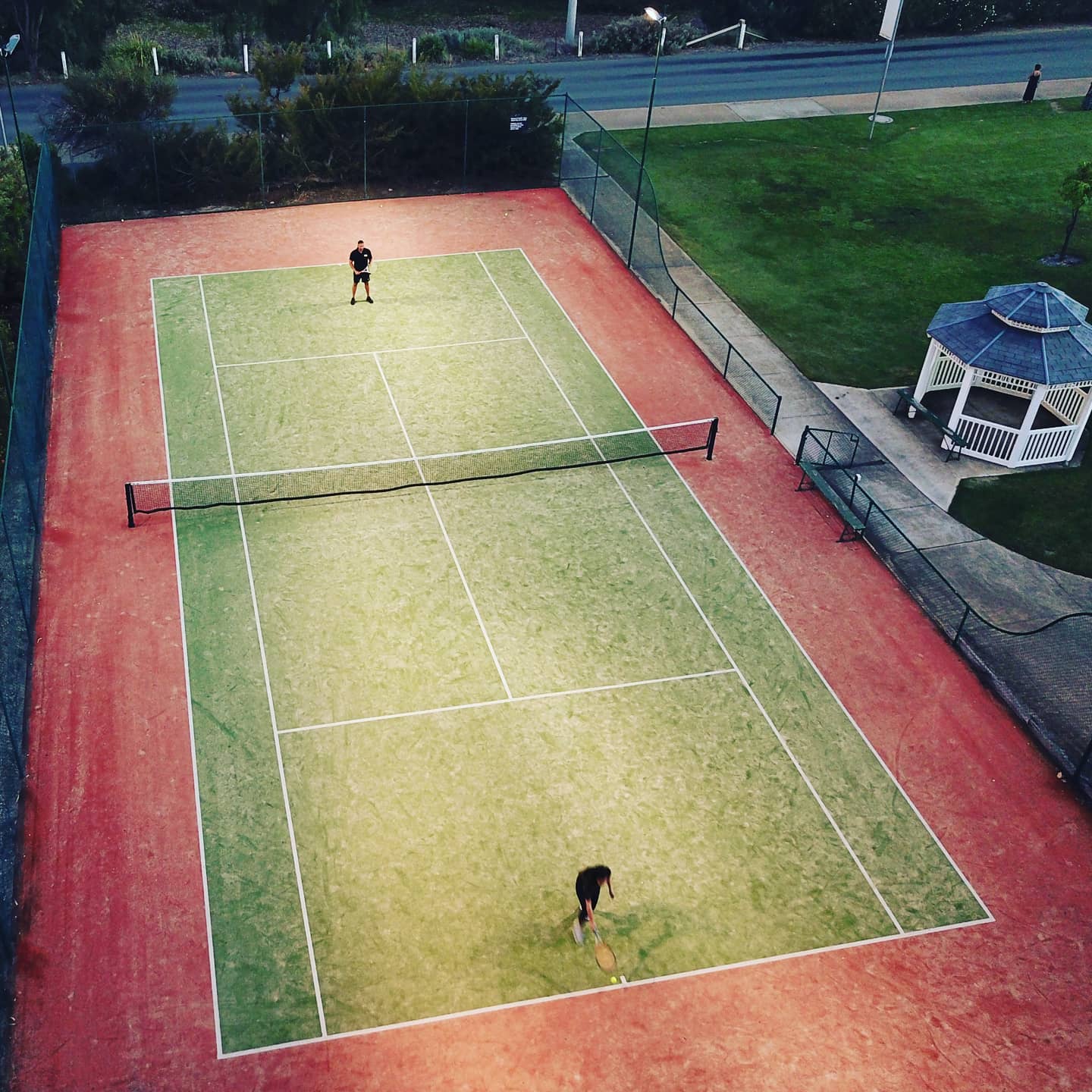 Enjoy a game of tennis