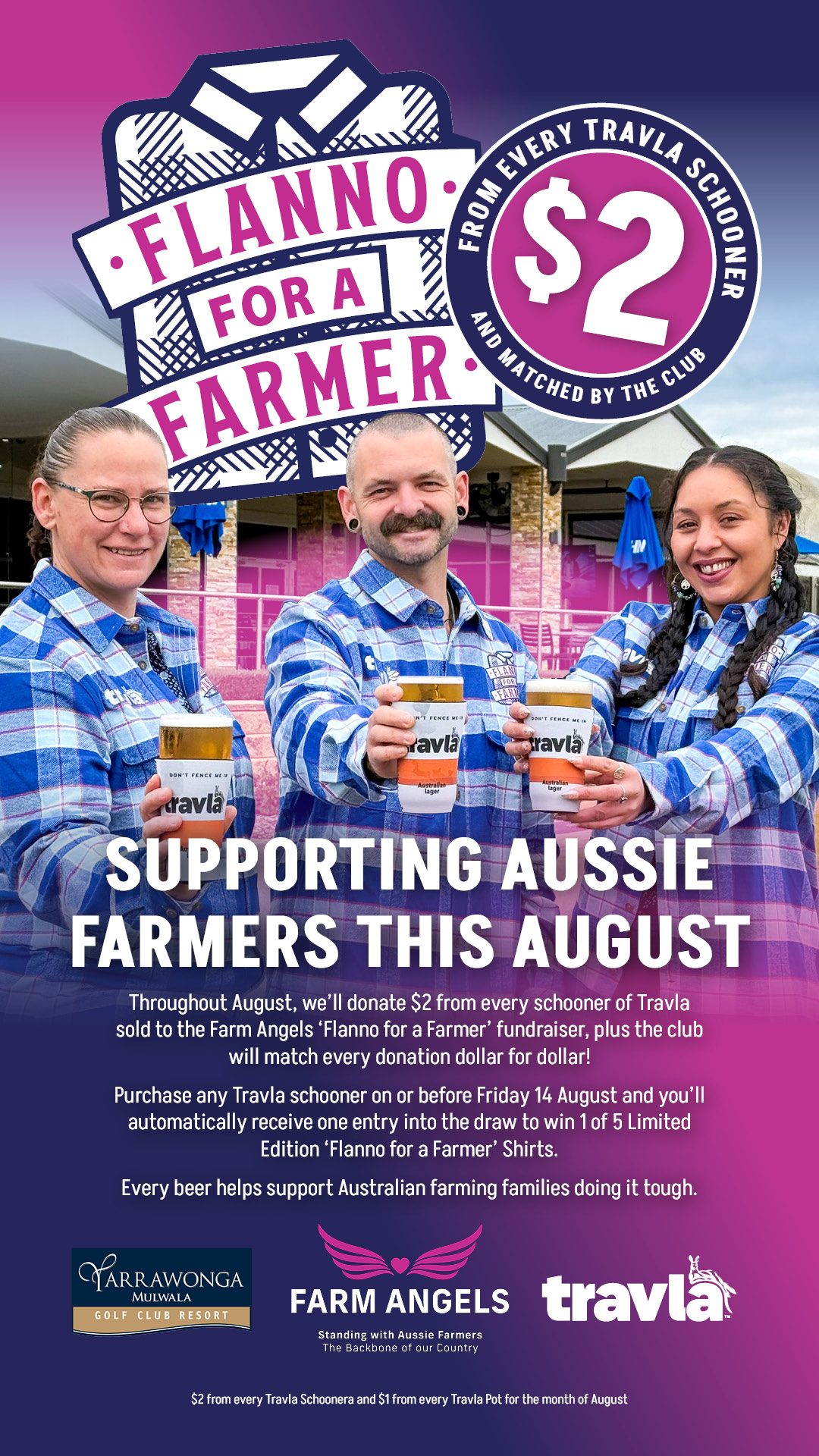 FLANNO FOR A FARMER – SUPPORTING AUSSIE FARMERS!