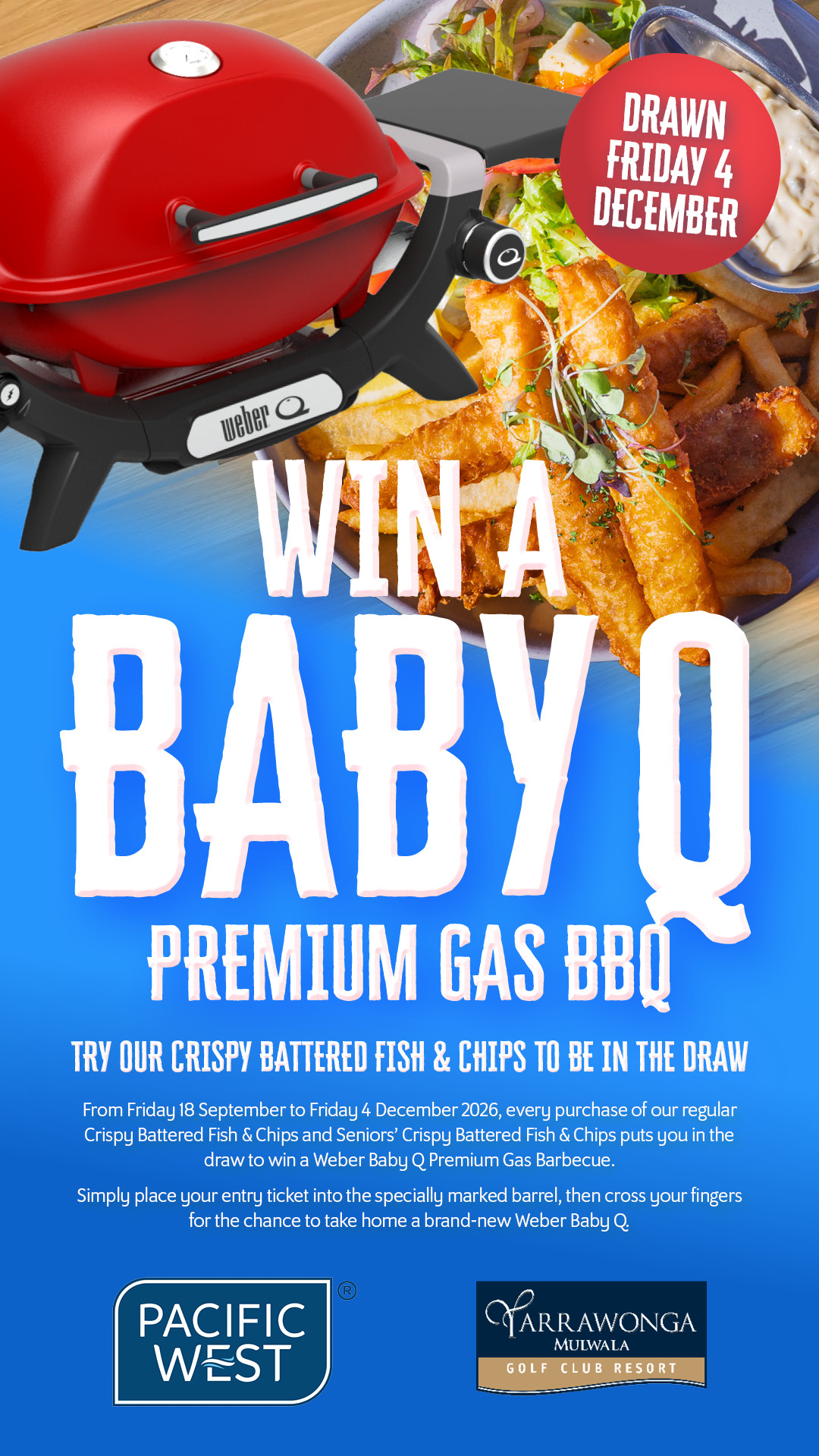Spring Sizzle! Win a Weber Baby Q!
